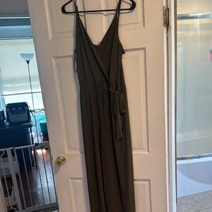Kaileigh Olive Green Jumpsuit